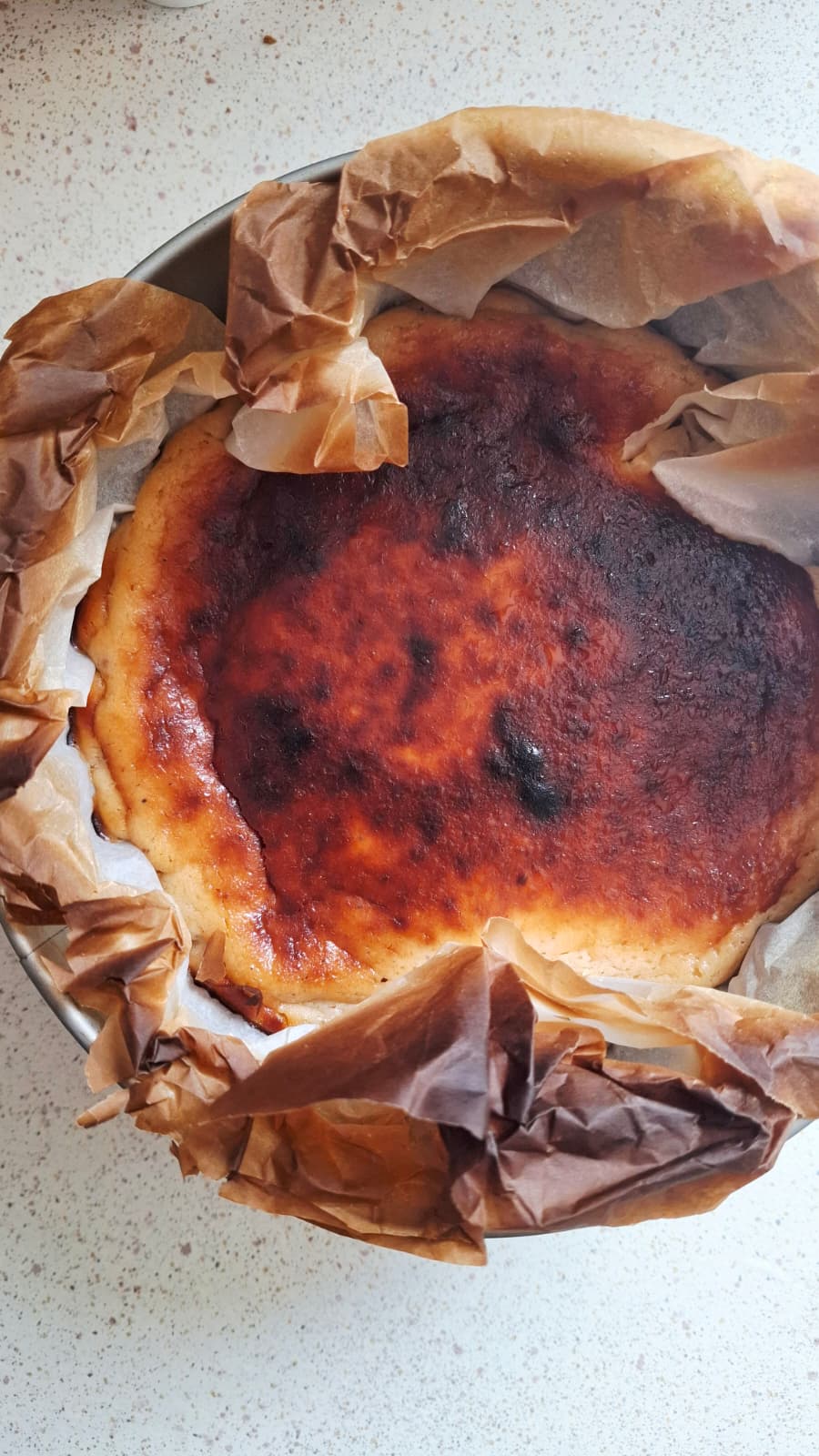 VEGAN BASQUE CHEESECAKE